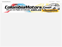 Tablet Screenshot of colombiamotors.com.co